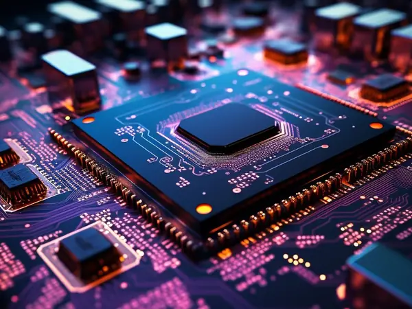 System-on-chip on a circuit board