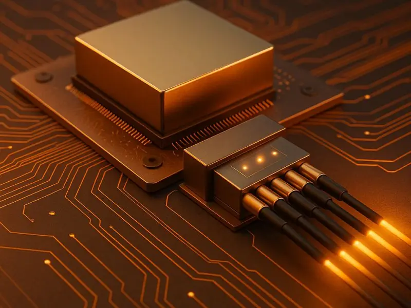 Advanced chip package mounted on a circuit board